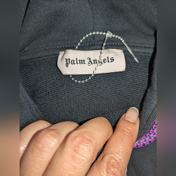BB2. PALM ANGELS CROPPED NEW BASIC HOODIE - Picture 11 of 15